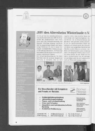 JHV des Altersheim Winterhude e.V.
