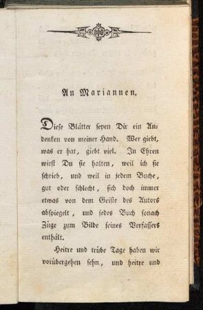 An Mariannen