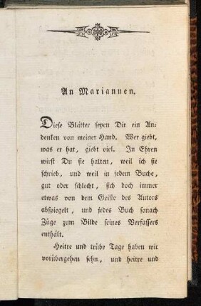 An Mariannen