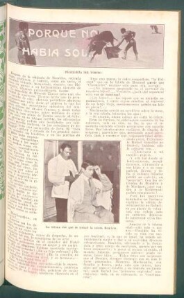 Porque no había sol ... : Psicología del torero
