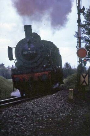 Bahnhof Hochdorf Lok 038 722 EinfahrtHochdorf E S-FDS