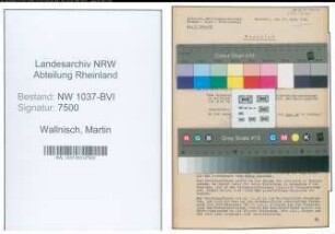 Entnazifizierung Martin Wallnisch , geb. 11.11.1908 (Polizeibeamter)