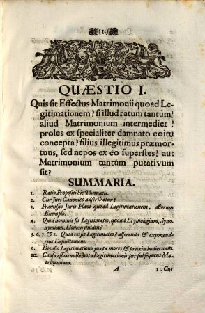 Quaestiones Selectae Ex Iure Canonico, Publico, Civili, Et Feudali
