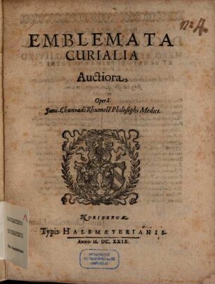 Emblemata curialia auctiora