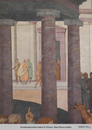 Szenen aus dem Alten und Neuen Testament : Vertreibung der Wechsler aus dem Tempel