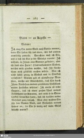 Baron – an Augusta - .
