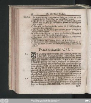 Paraphrasis Cap. II.