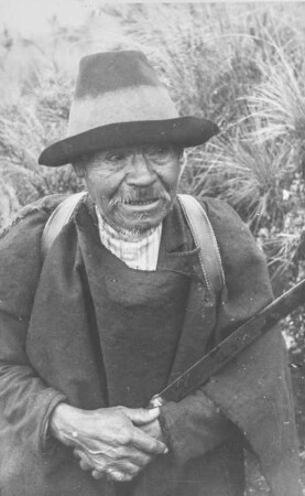 Männerportrait (Lateinamerika-Aufenthalte 1928/1942 – Album Das Vulkanland im Süden Kolumbiens. I. Teil, 1940)