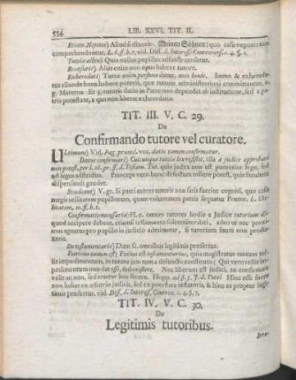 Tit. III. V. C. 29. De Confirmando tutore vel curatore.