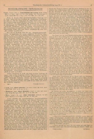 45-46 [Rezension] Rees, Theophil, Albert Schweitzer