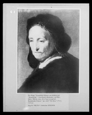 Bildnis einer alten Frau (vermutlich Rembrandts Mutter)