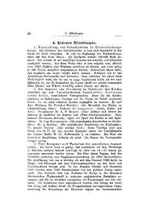 Kleinere Mitteilungen : [Mitteilungen]
