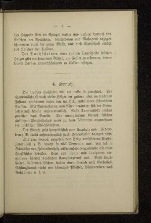 4. Geruch.