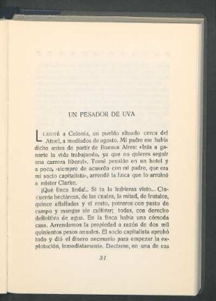 Un pesador de uva