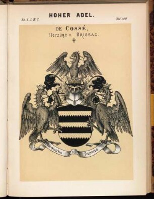 Taf. 109. De Cossé, Herzöge v. Brissac. †