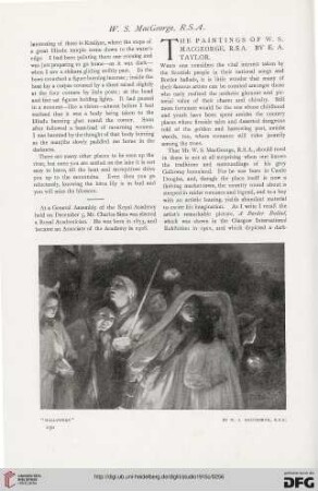 66: The paintings of W. S. MacGeorge, R.S.A.