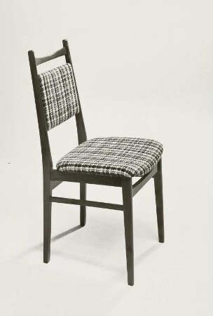 Stuhl mit gepolsterter Sitzfläche und Rückenlehne (Modell 2129/13)