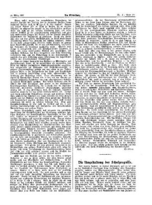 Die Umgestaltung der Schulzeugnisse