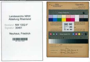 Entnazifizierung Friedrich Neuhaus, geb. 19.03.1897 (Kaufmann)
