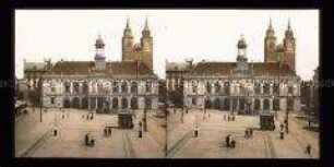 Alter Markt mit Rathaus und St. Johannis Kirche, Magdeburg