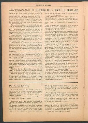 El cuatrerismo en la Provincia de Buenos Aires