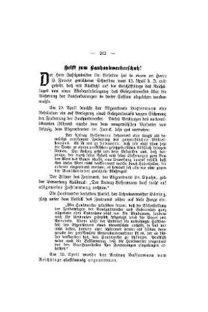 Helft zum Bauhandwerkerschutz!