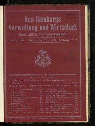 Nr. 12 : Dezember 1929