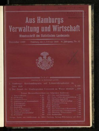 Nr. 12 : Dezember 1929