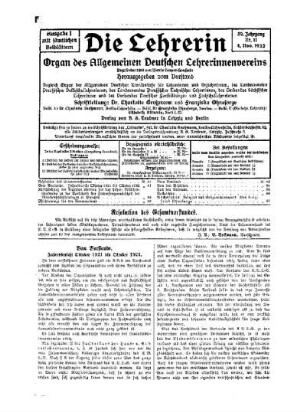 Resolution des Gesamtvorstandes