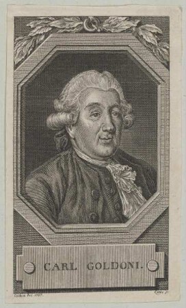 Bildnis des Carl Goldoni