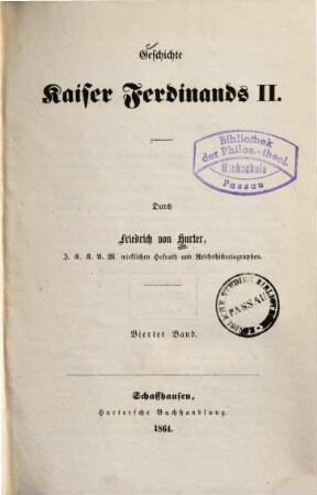 Geschichte Kaiser Ferdinands II., 4