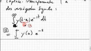 18.7 Laplace-Transformation von verzögerten und zeitskalierten Funktionen