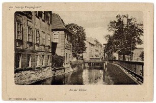 An der Pleisse [Aus Leipzigs Vergangenheit]