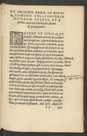 Quomodo Pullulaverit Divorum Cultus, ...