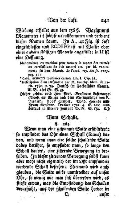 Vom Schalle