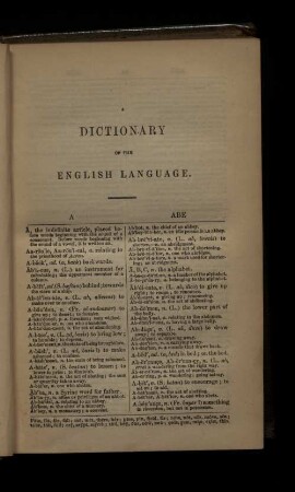 Dictionary of the English Language