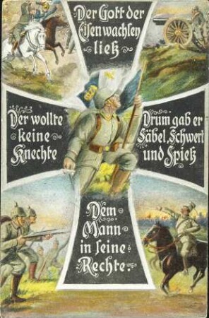 Der Gott der Eisen wachsen ließ […]