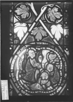 Burg Hohenzollern Michaelskapelle Fenster Glasmalerei (13. Jahrhundert)
