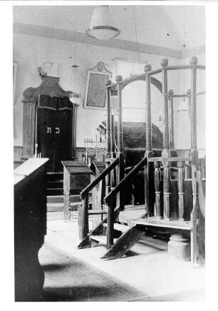 Diersburg, Hohberg, OG; Synagoge, Innenansicht
