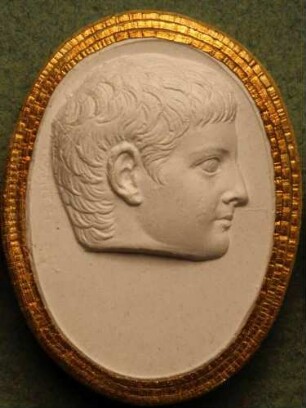 Profilbildnis des Germanicus (?) (Daktyliothek, Zweites Historisches Tausend)