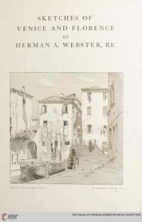 Herman A. Webster, R.E.: Sketches of Venice and Florence