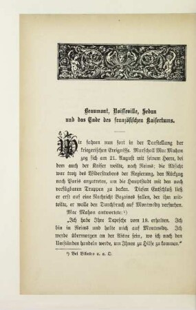Beaumint, Noiseville, Sedan und das Ende des französischen Kaisertums