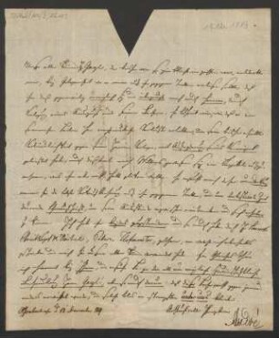 Brief an B. Schott's Söhne : 18.12.1819