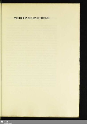 Wilhelm Schmidtbonn