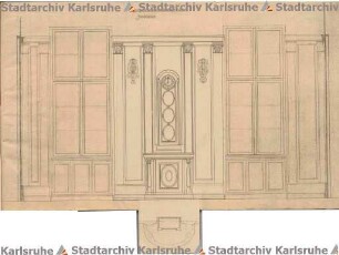 Beichel, Friedrich. Rathaus. Empfangszimmer des Oberbürgermeisters