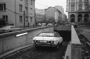 Bau der Tiefgarage am Friedrichsplatz
