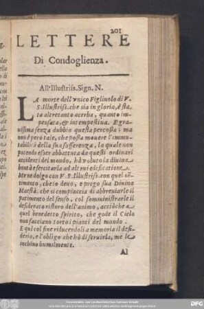 Lettere Di Condoglienza.