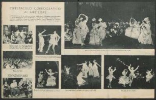 Espectaculo coreografico al aire libre