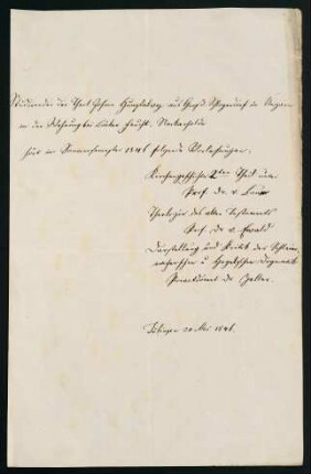 Sommersemester 1846