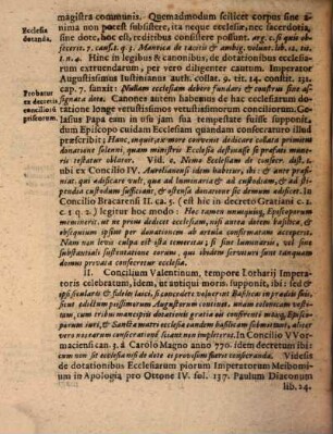 Diss. inaug. de iuribus ac immunitatibus SS. Ecclesiarum